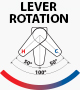 CLICK TO SEE LEVER ROTATION HEADVALVE RT7009